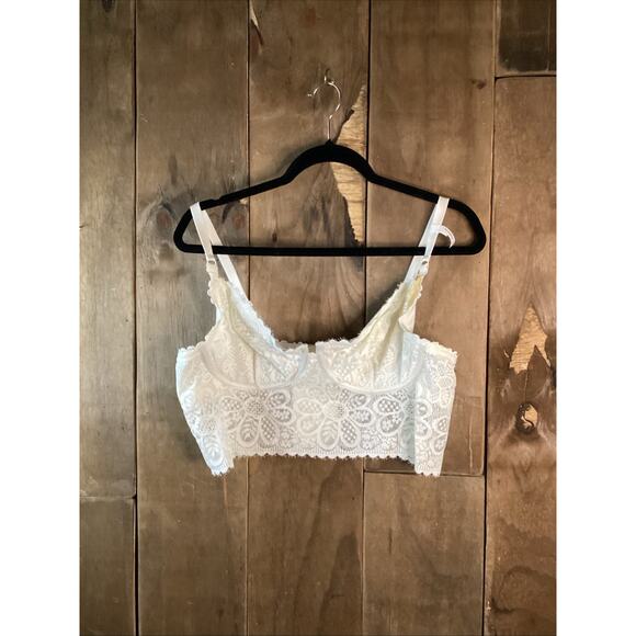 aerie White Balconette Bra Size 40C - Picture 1 of 3